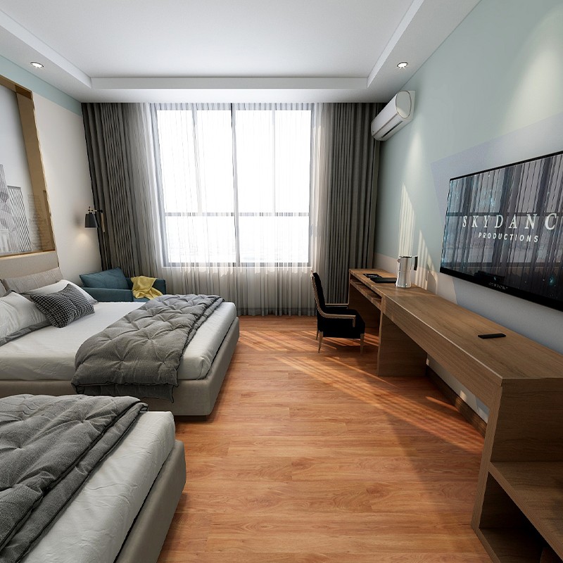 Hotel apartment application case-​SPC Click Flooring