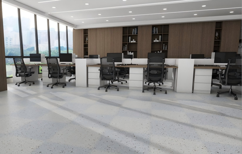 Interlocking Luxury Vinyl Floor Tiles